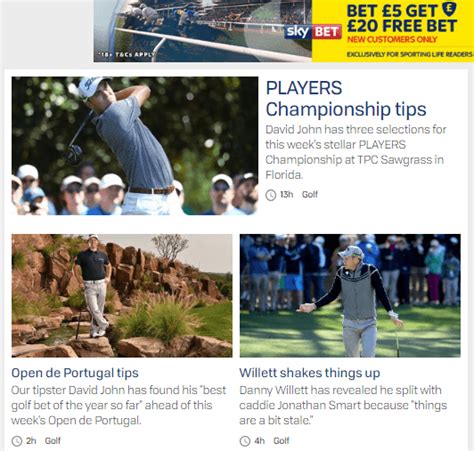 golf betting tips this week